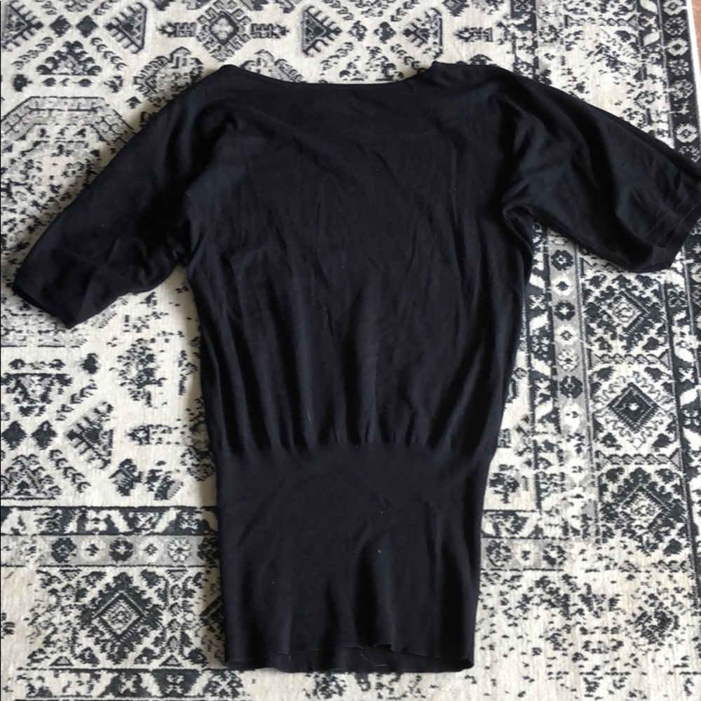 Juicy Couture black cashmere knit sweater dress